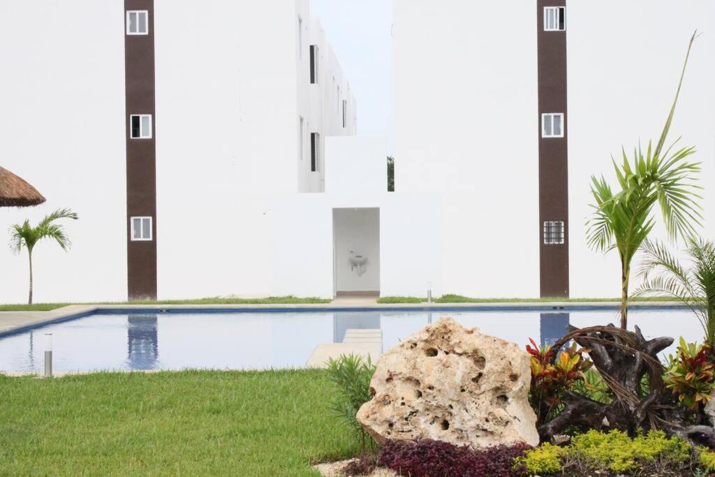 Апартаменты Depa De Playa C/Alberca Cerca De La 5A Avenida Плая-дель-Кармен Экстерьер фото